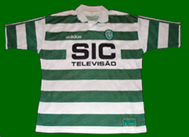 maglia replica Sporting Lisbona Portogallo 1994 Adidas